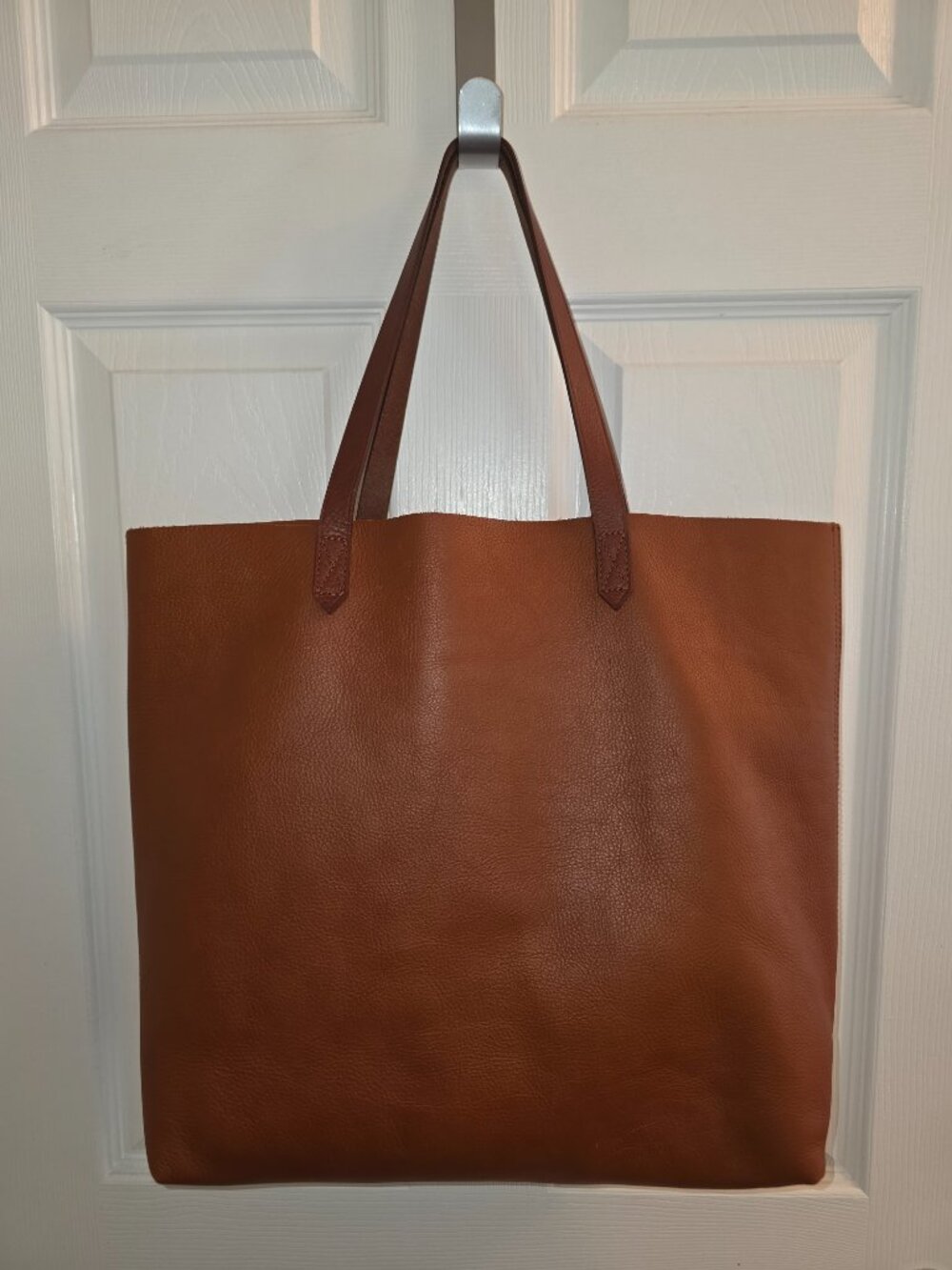 EUC Madewell Transport Leather Tote English Saddle - Picture 4 of 9